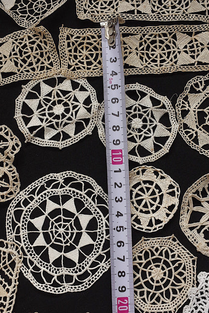 アンティークレース　dentelle ancienne　モチーフ45個