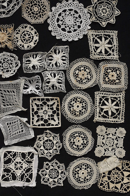 アンティークレース　dentelle ancienne　モチーフ45個