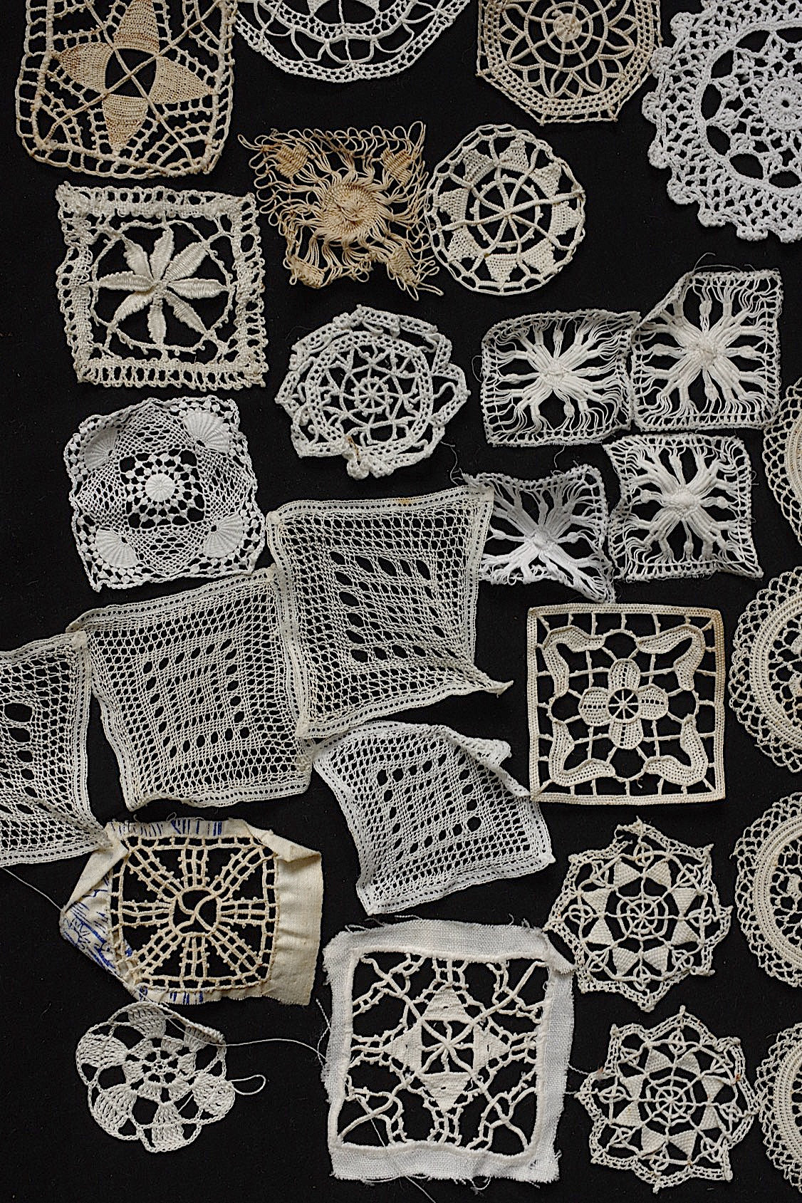 アンティークレース　dentelle ancienne　モチーフ45個