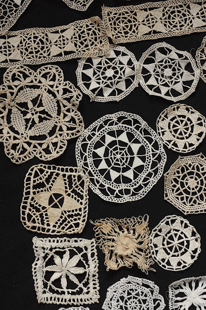 アンティークレース　dentelle ancienne　モチーフ45個