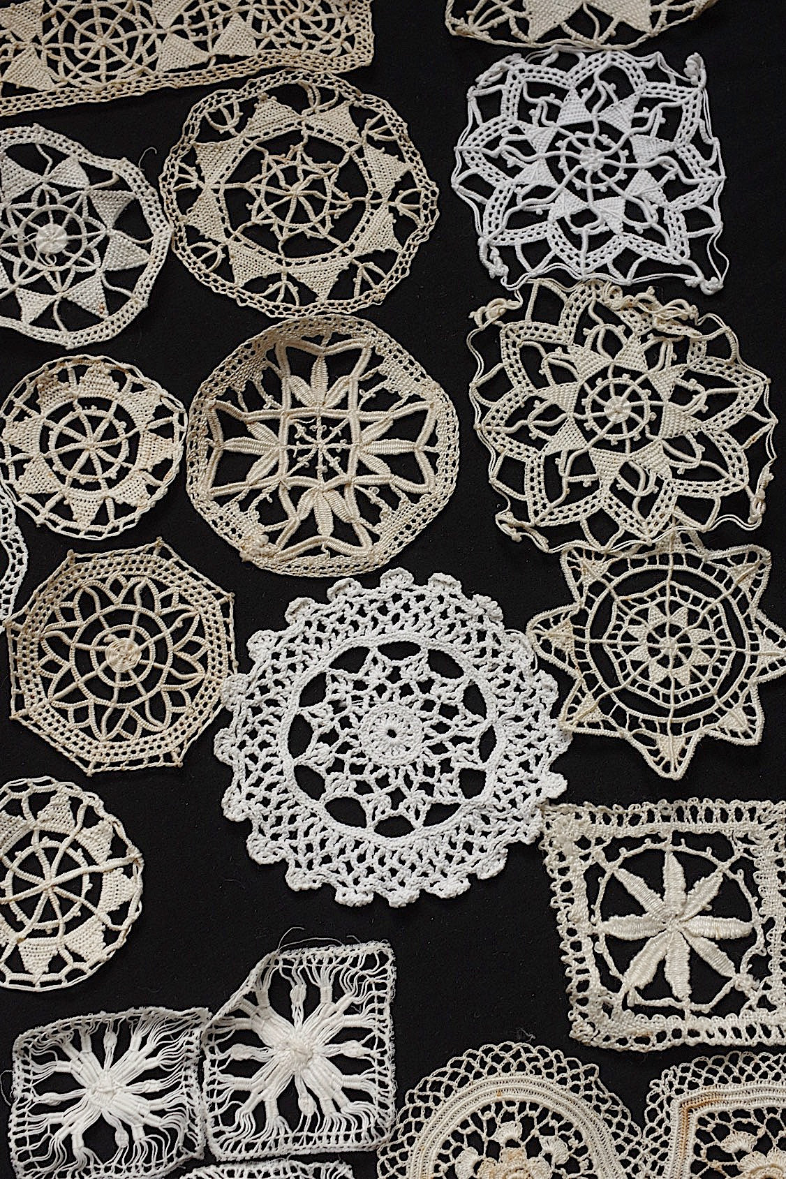 アンティークレース　dentelle ancienne　モチーフ45個