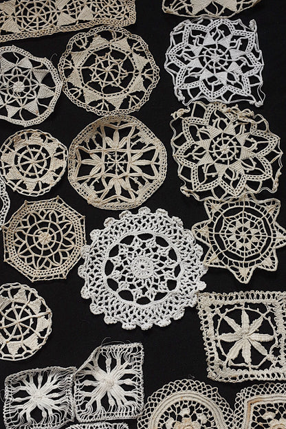 アンティークレース　dentelle ancienne　モチーフ45個