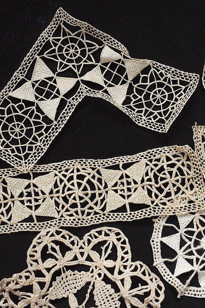 アンティークレース　dentelle ancienne　モチーフ45個