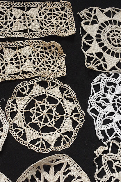 アンティークレース　dentelle ancienne　モチーフ45個