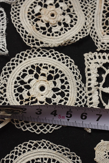 アンティークレース　dentelle ancienne　モチーフ45個