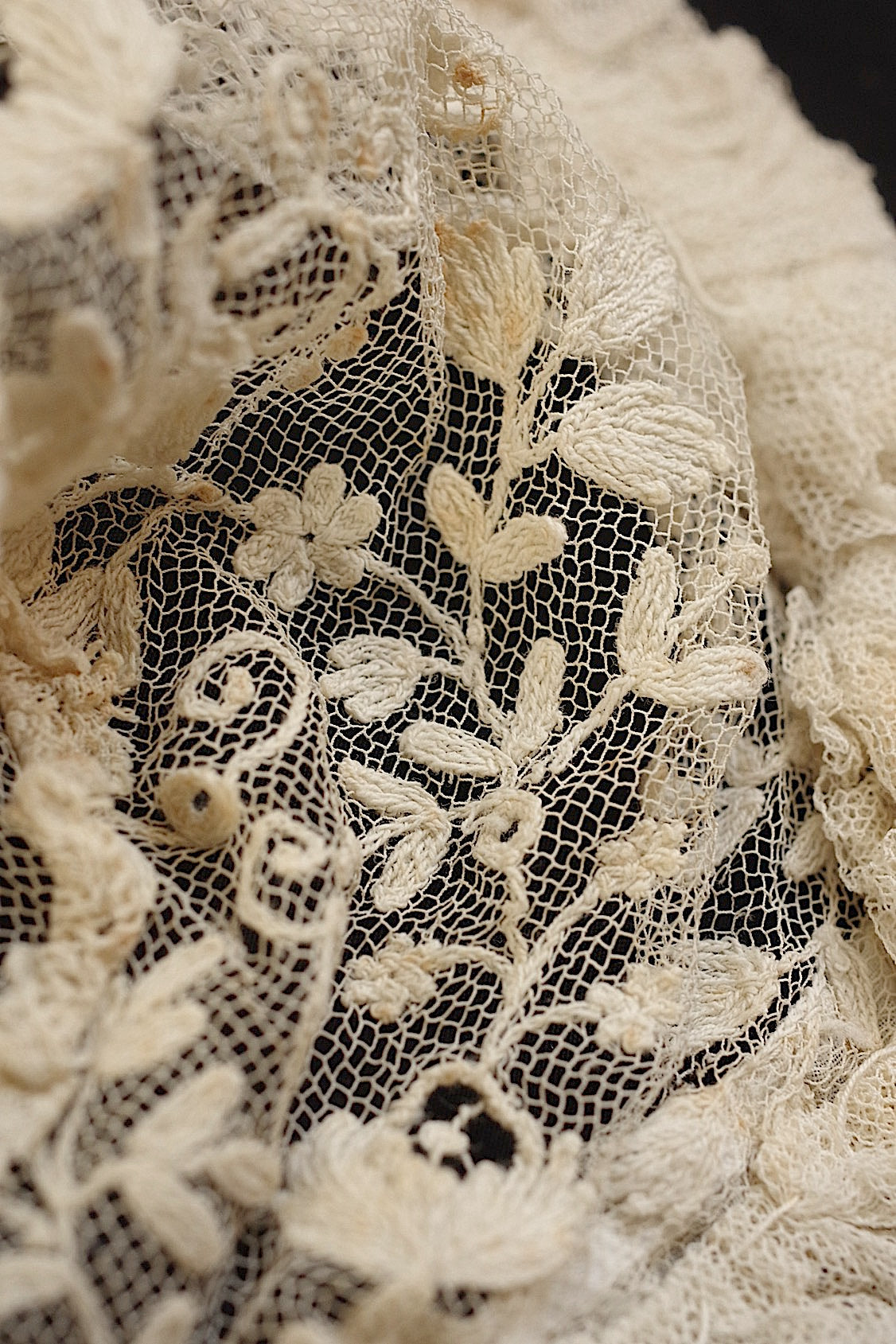 アンティークレース　dentelle ancinne ボネlot