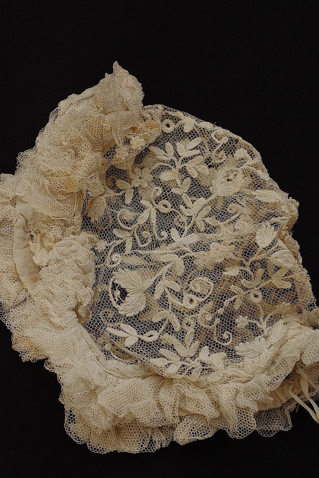 アンティークレース　dentelle ancinne ボネlot
