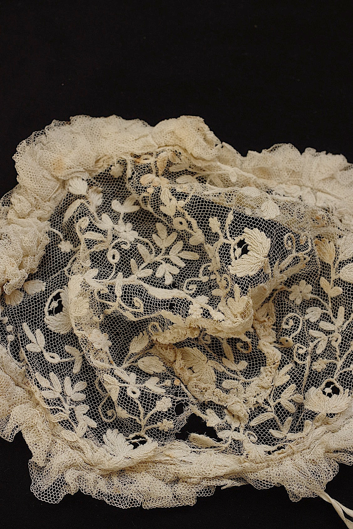 アンティークレース　dentelle ancinne ボネlot