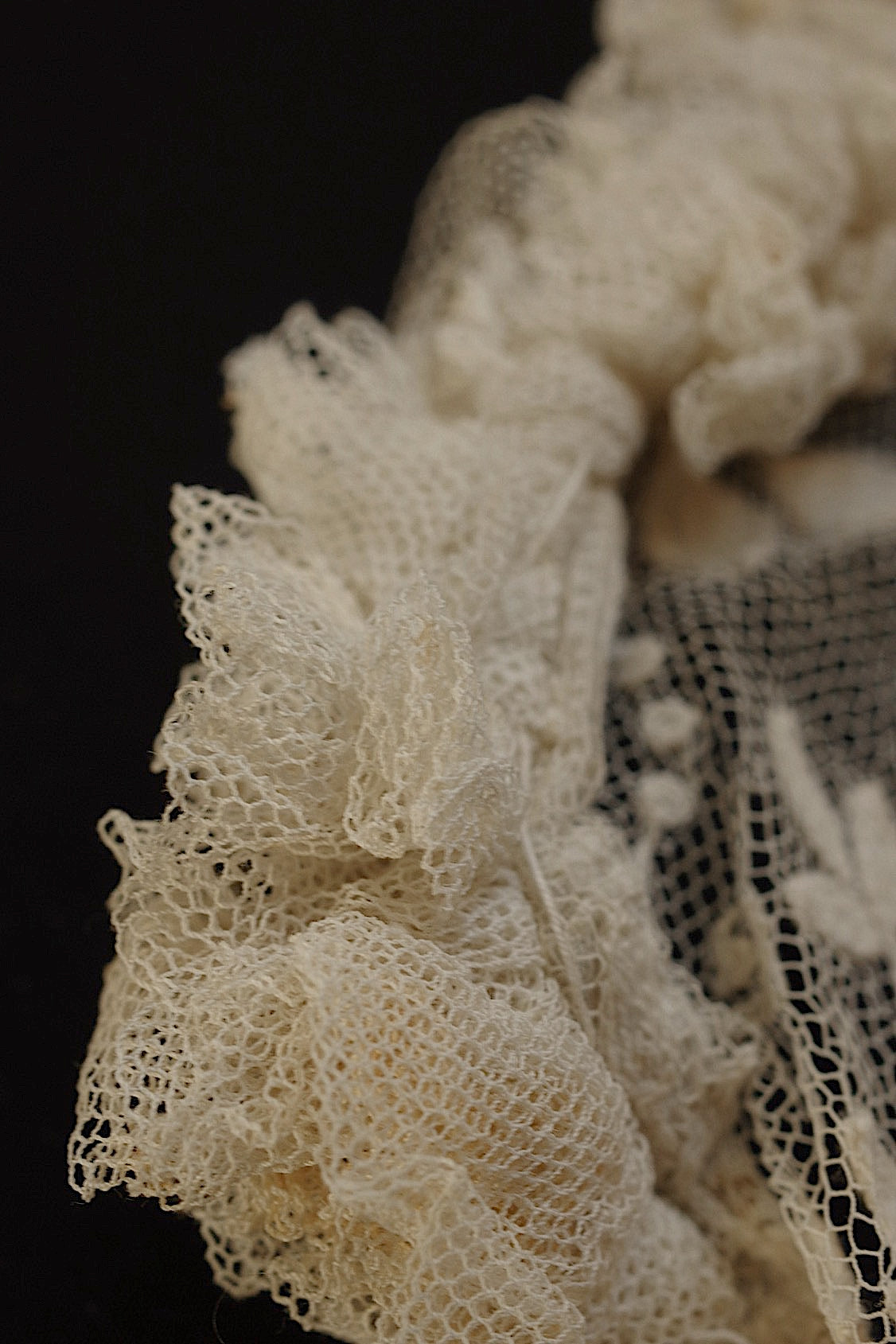 アンティークレース　dentelle ancinne ボネlot