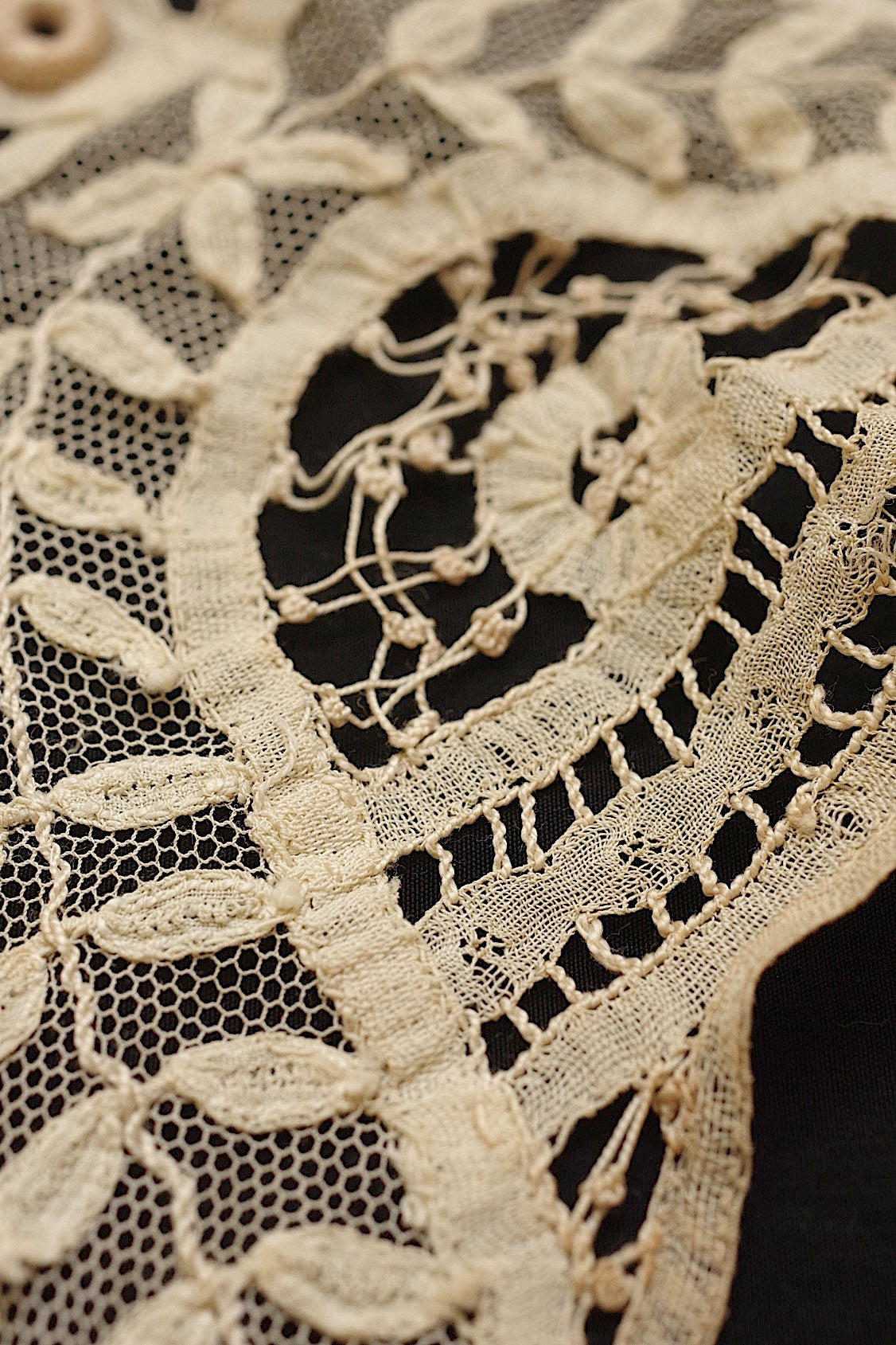 アンティークレース　dentelle ancinne 襟