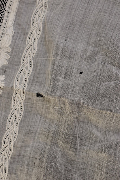 アンティークレース　dentelle ancinne 刺繍ハンカチ素材用