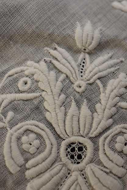 アンティークレース　dentelle ancinne 刺繍ハンカチ素材用