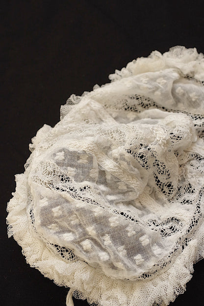 アンティークレース　dentelle ancinne ボネlot