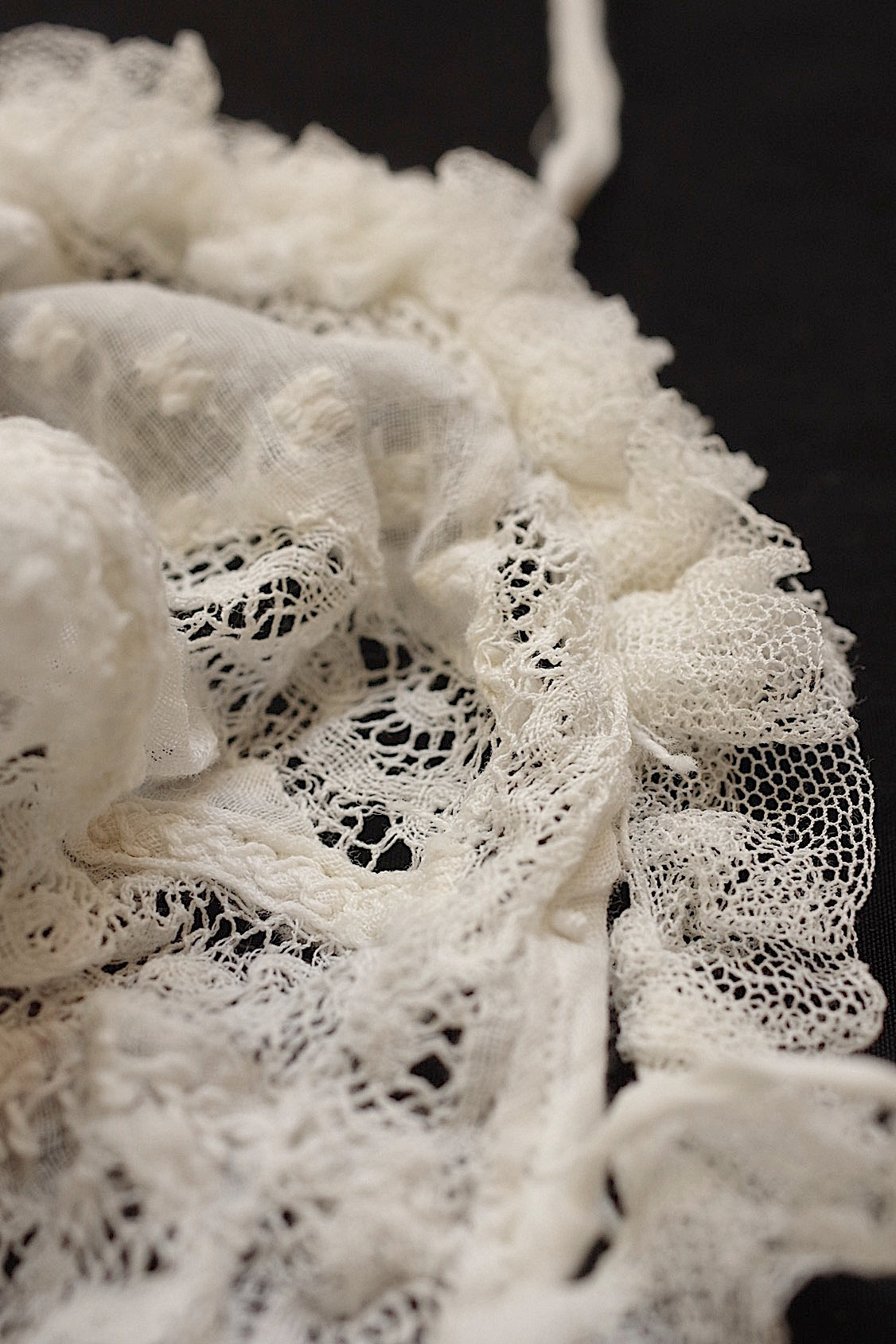 アンティークレース　dentelle ancinne ボネlot