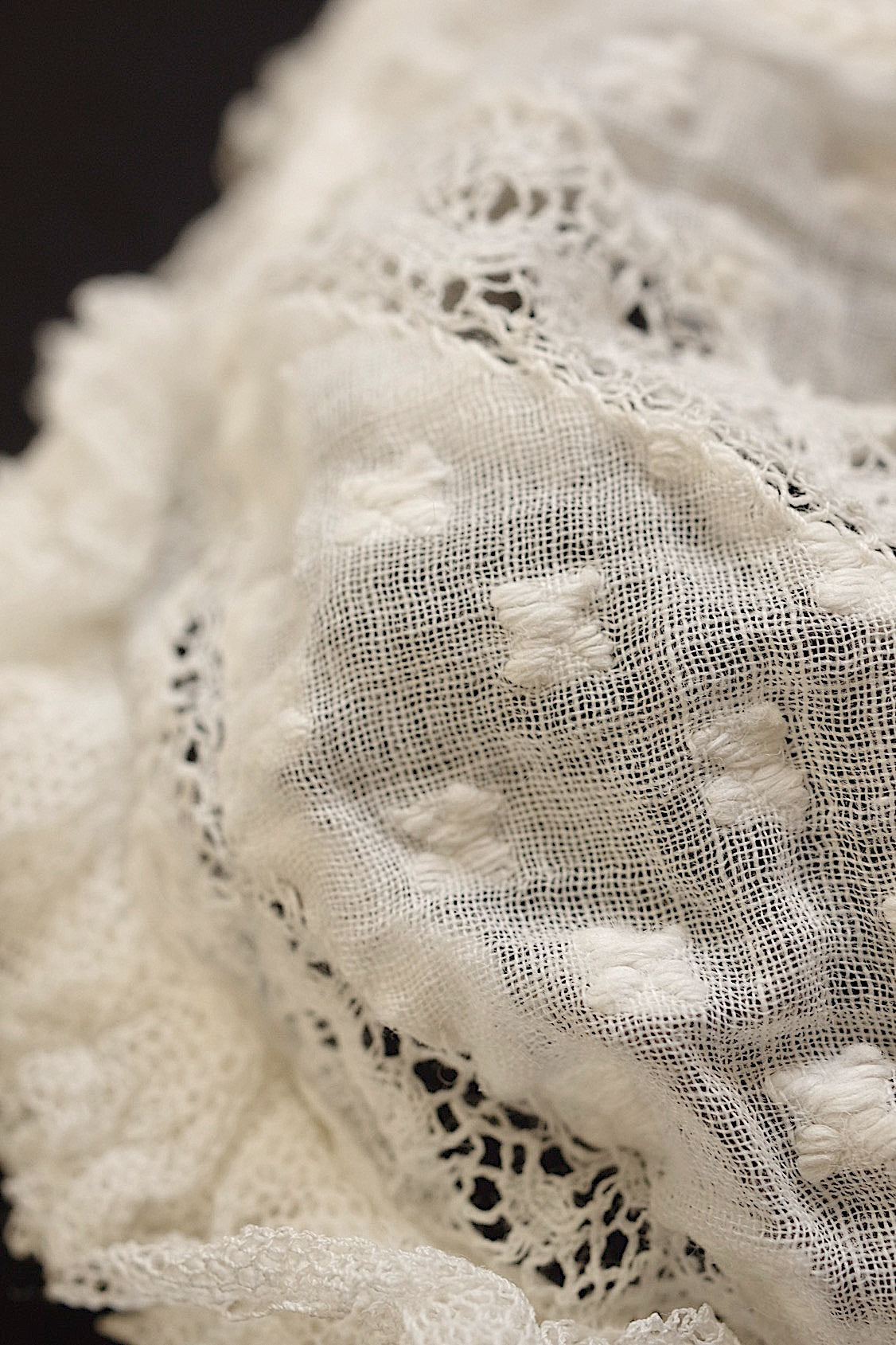 アンティークレース　dentelle ancinne ボネlot