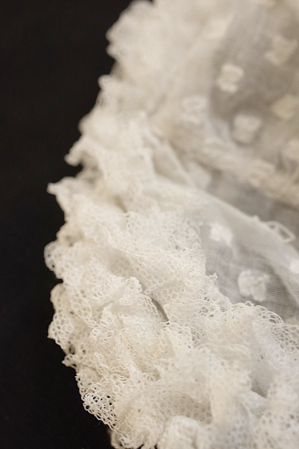 Lot de Bonnet ancien dentelle dentelle ancinne