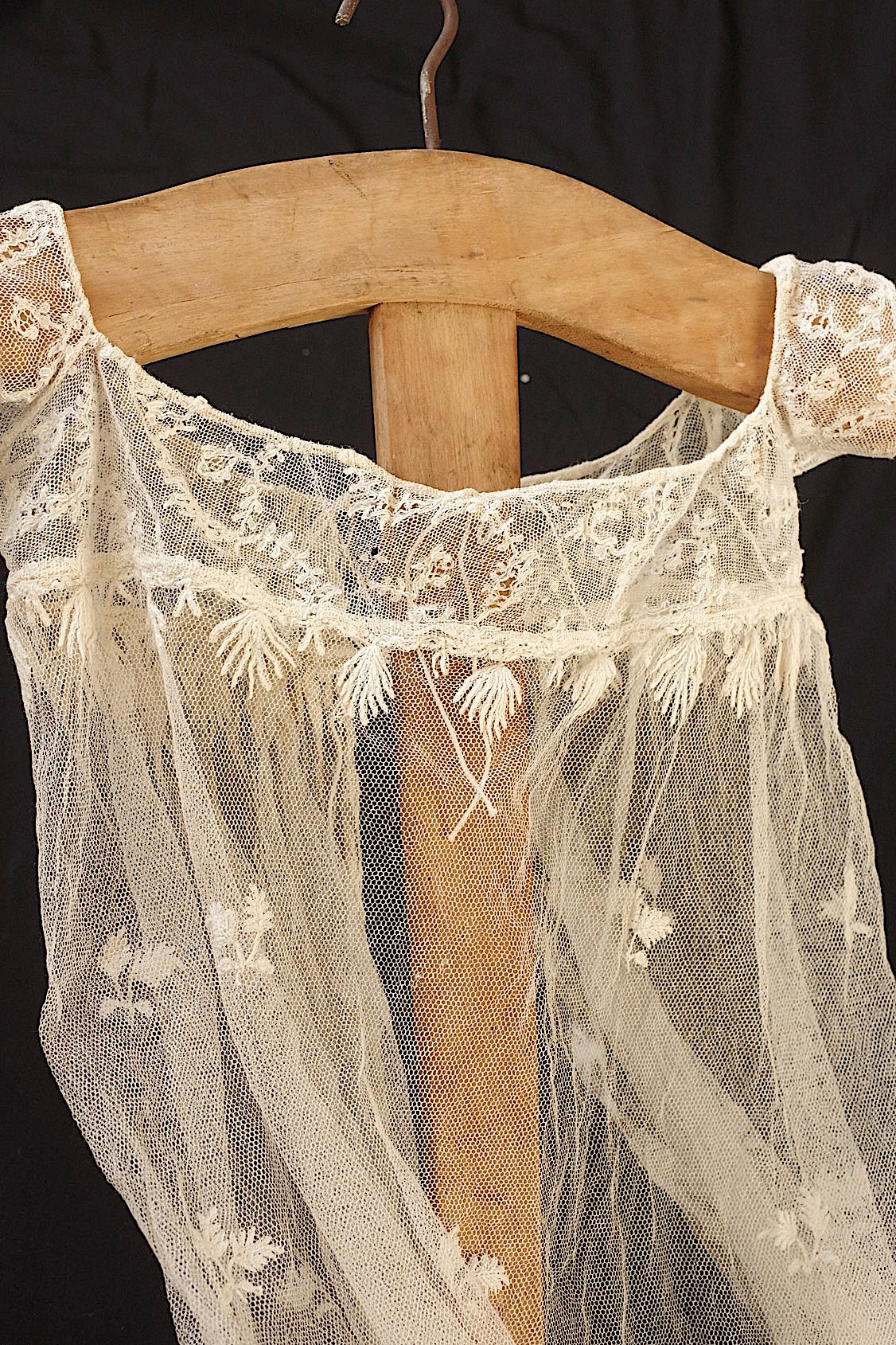 アンティークレース　dentelle ancinne bebe用ドレス