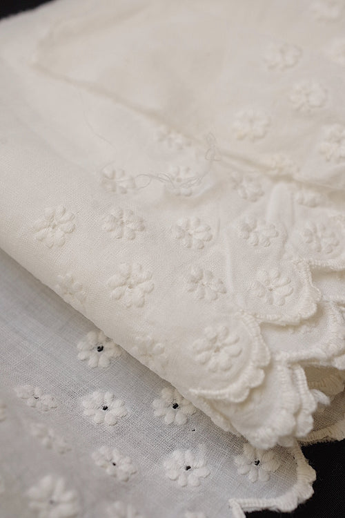 アンティークレース　dentelle ancinne　刺繍ハギレ ＋モチーフ