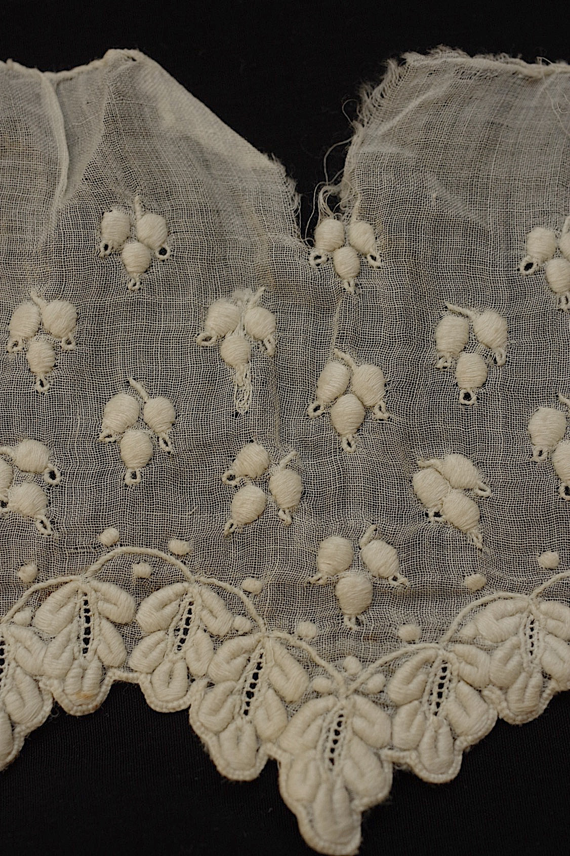 アンティークレース　dentelle ancinne　刺繍ハギレ素材用