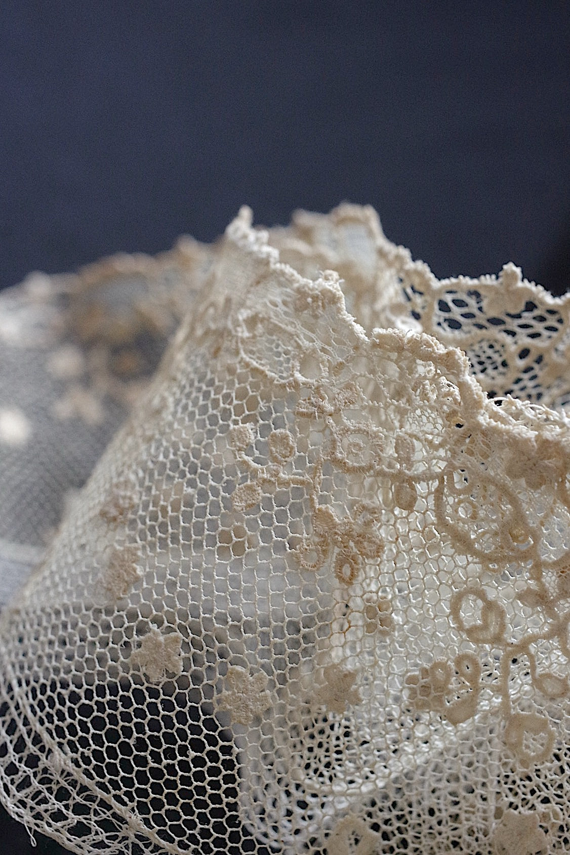 アンティークレース　dentelle ancinne　アランソン444cm