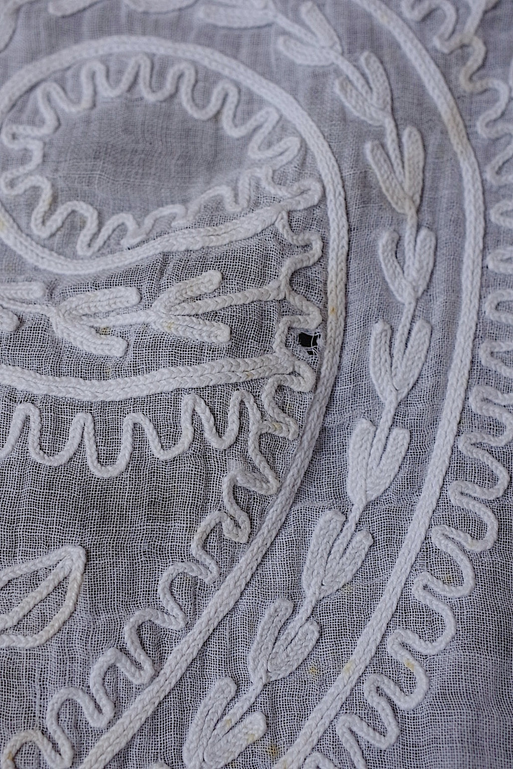 アンティークレース　linge de maison antique nappe 刺繍クロス