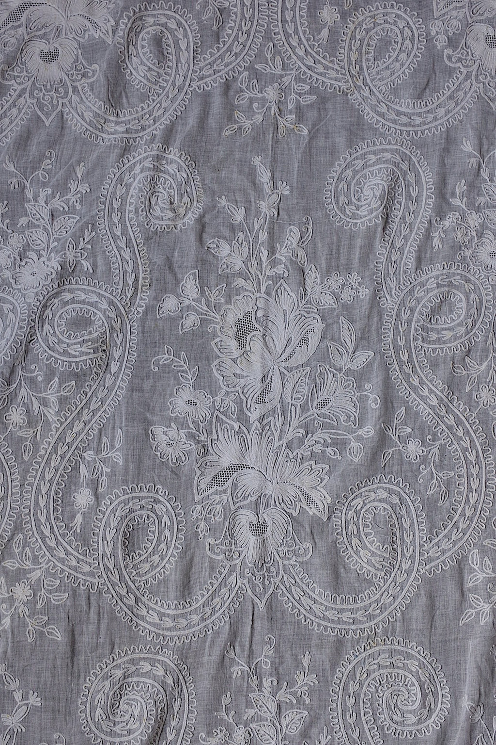 アンティークレース　linge de maison antique nappe 刺繍クロス