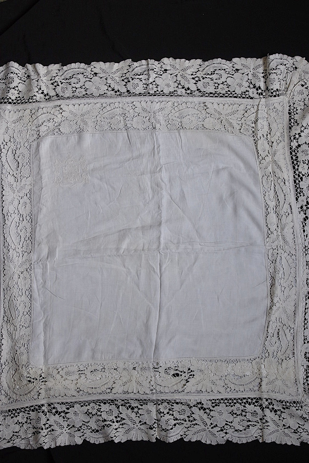 アンティークレース　linge de maison antique 枕カバー1