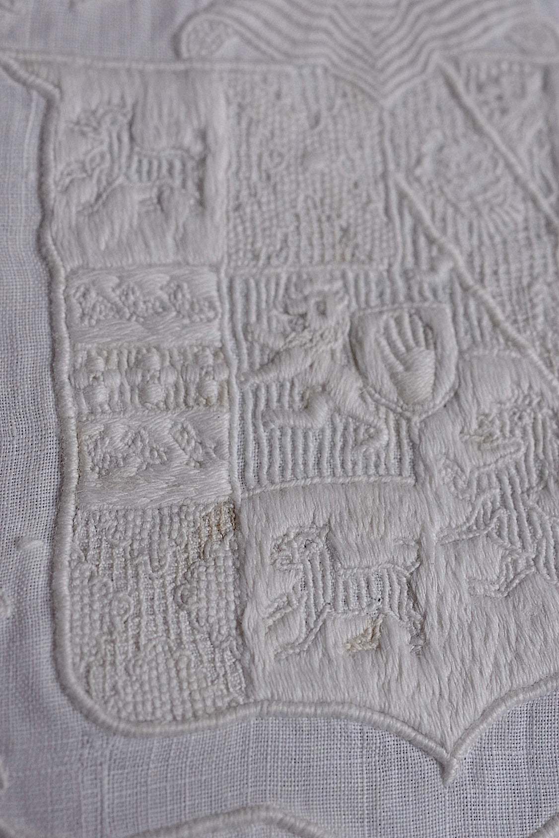 アンティークレース　linge de maison antique 枕カバー1