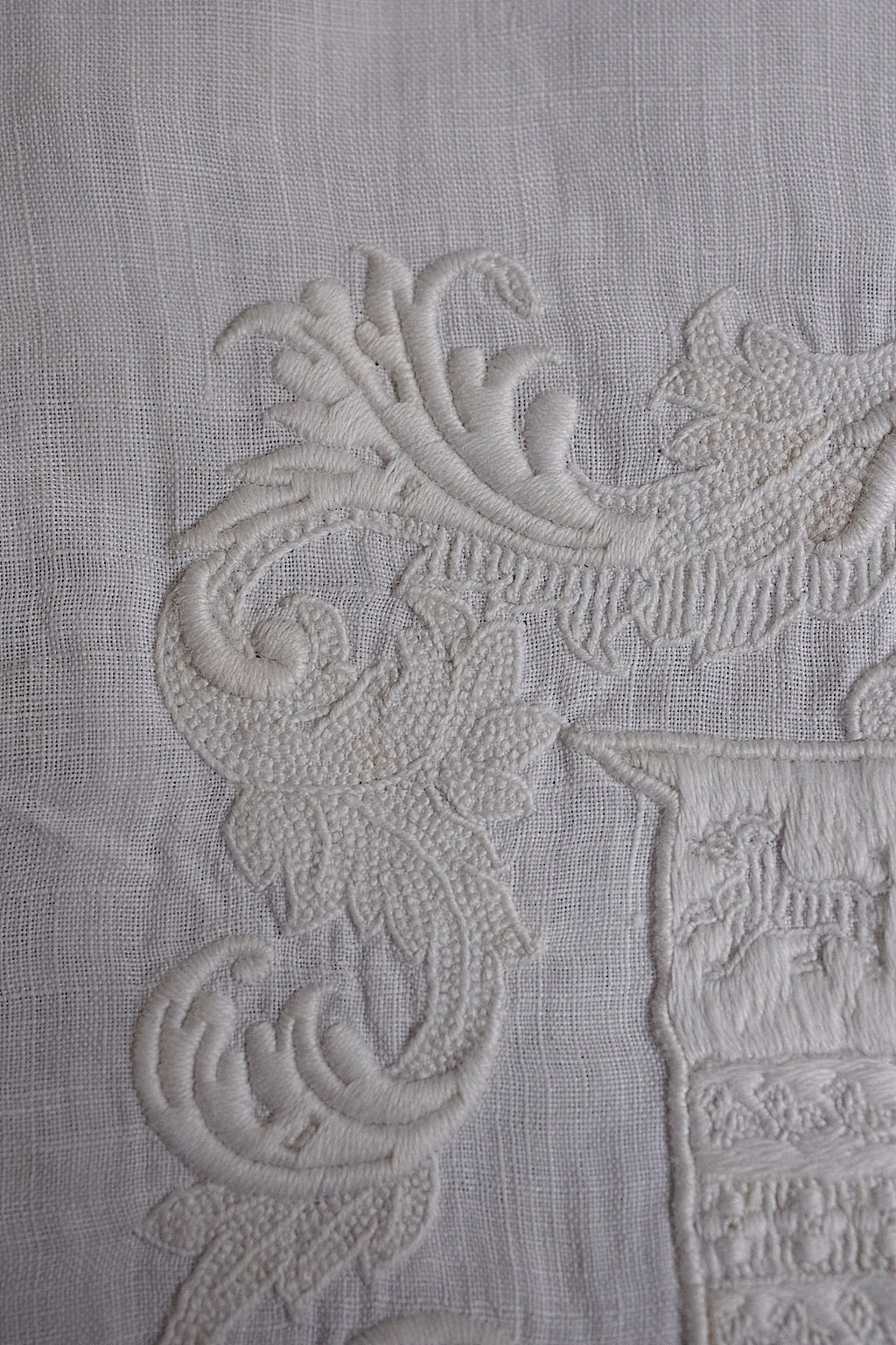 アンティークレース　linge de maison antique 枕カバー1