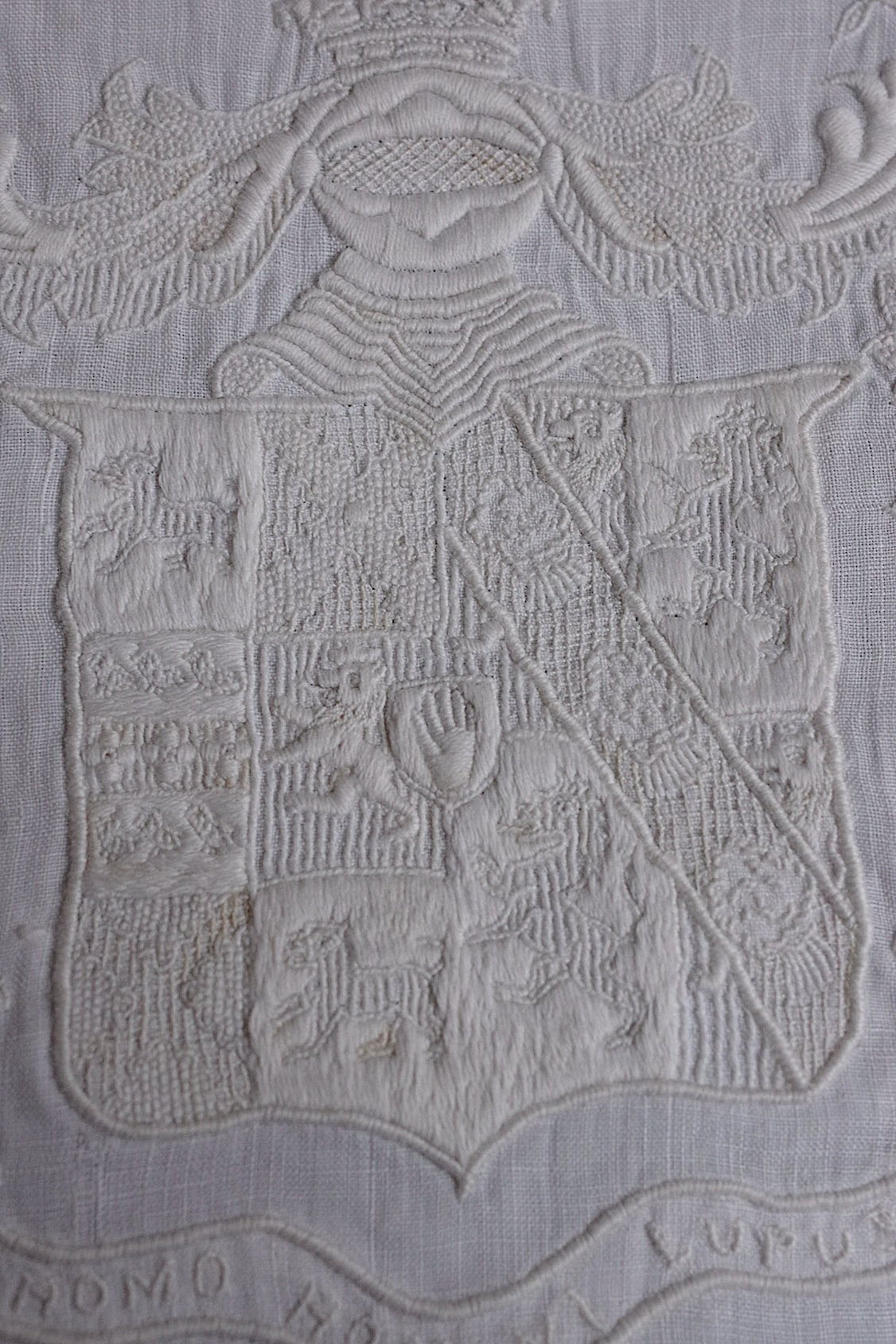 アンティークレース　linge de maison antique 枕カバー1