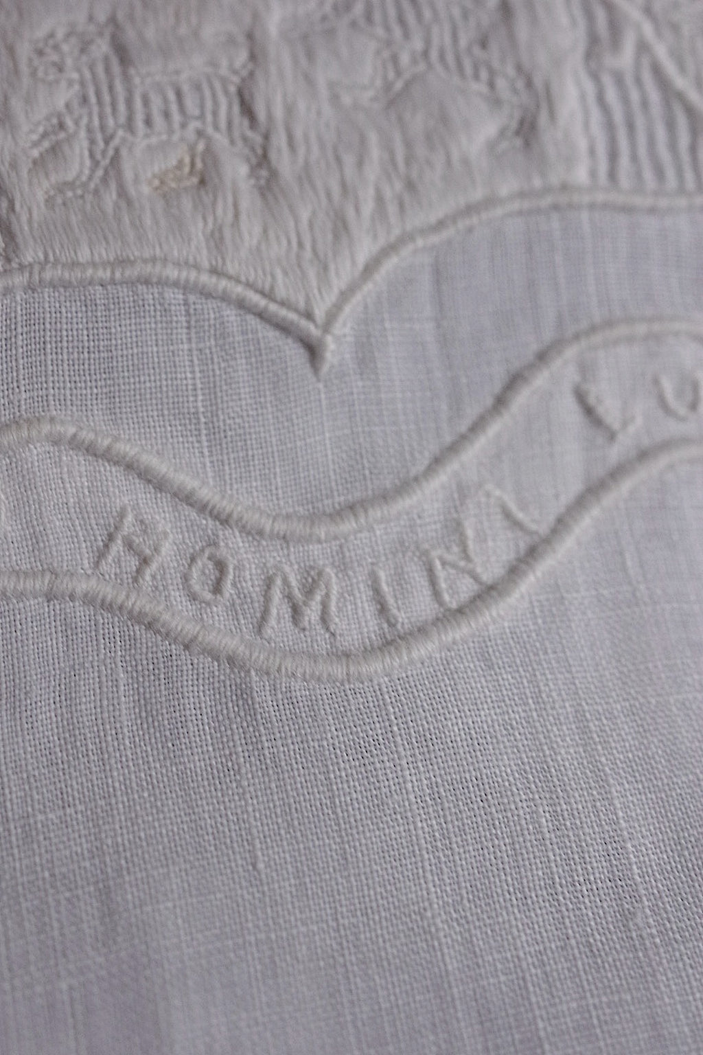 アンティークレース　linge de maison antique 枕カバー1