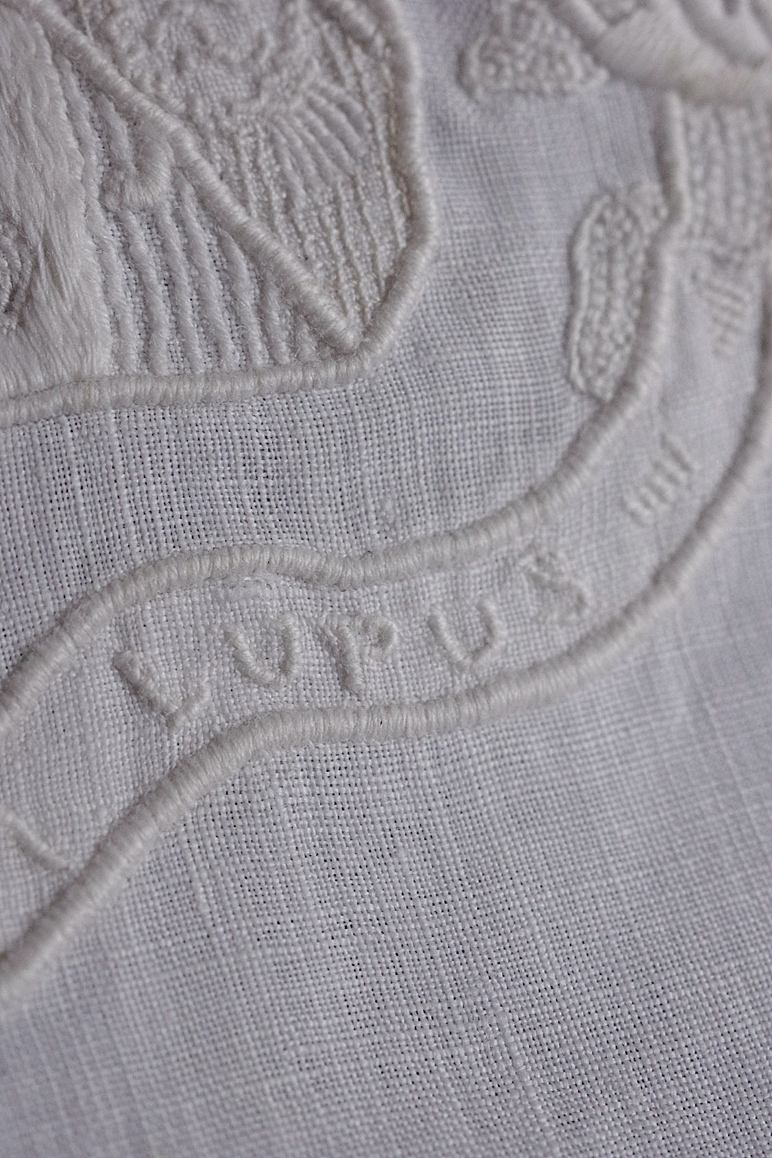 アンティークレース　linge de maison antique 枕カバー1