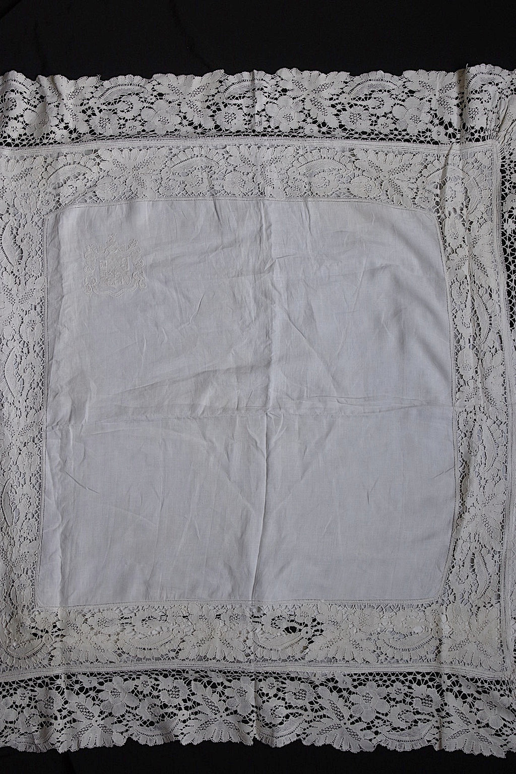 アンティークレース　linge de maison antique 枕カバー1