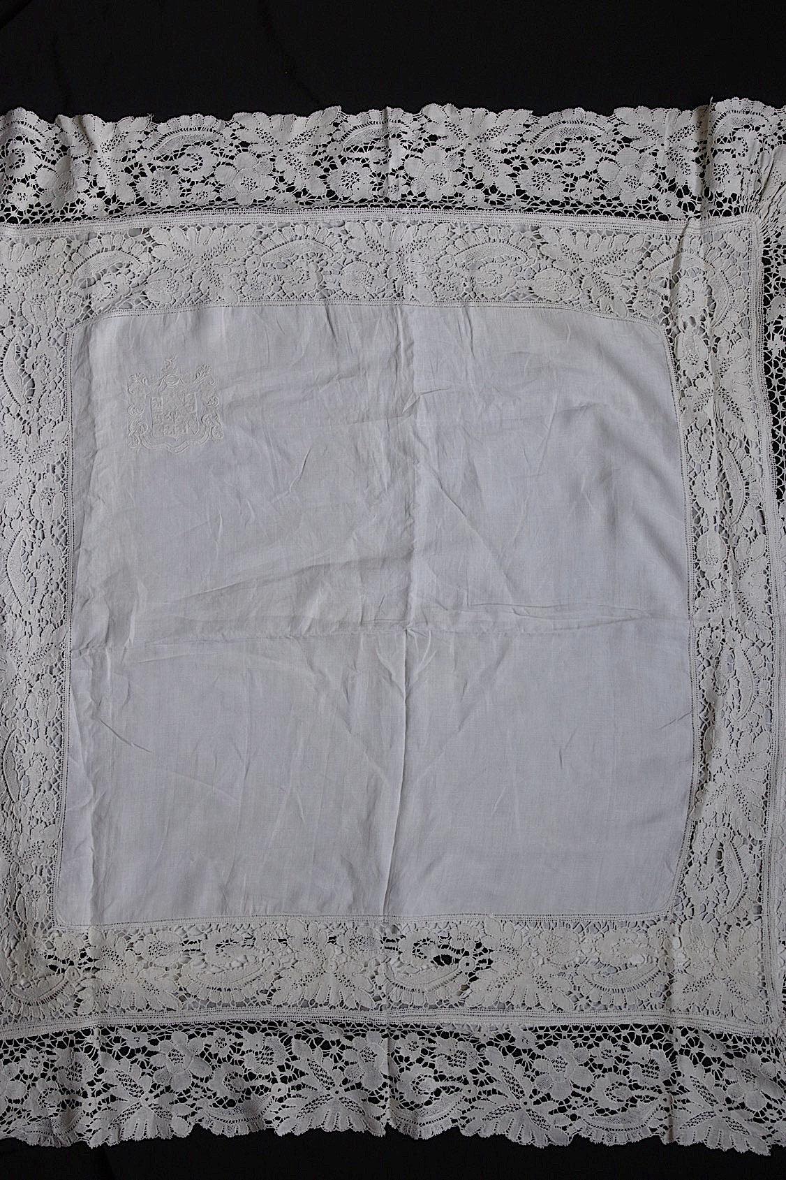 アンティークレース　linge de maison antique 枕カバー1