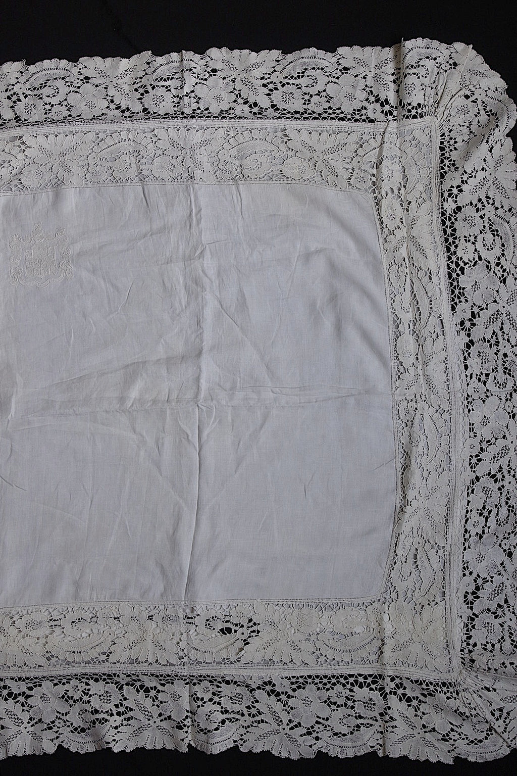 アンティークレース　linge de maison antique 枕カバー1