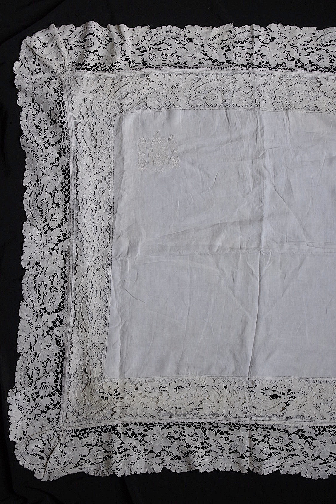 アンティークレース　linge de maison antique 枕カバー1