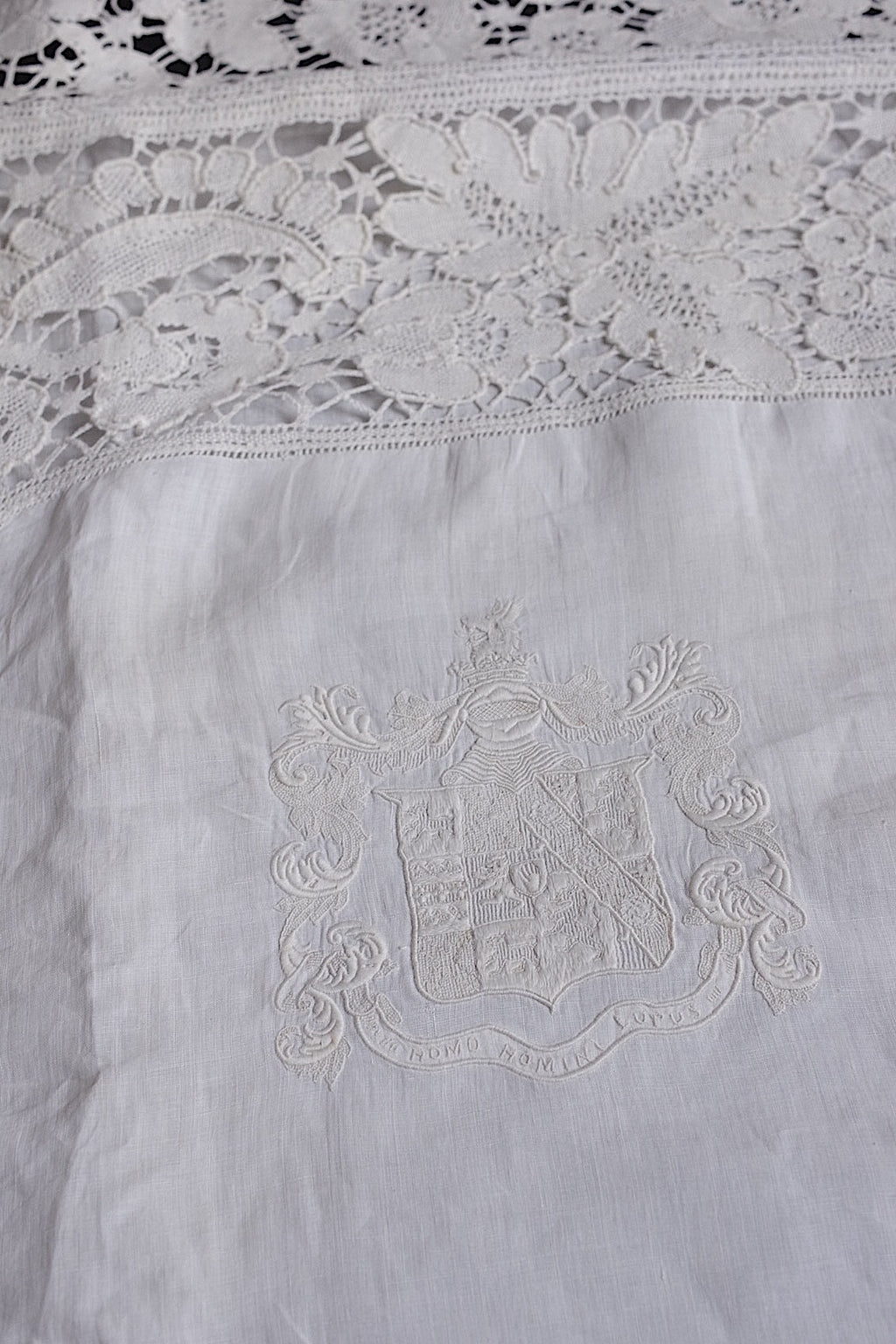 アンティークレース　linge de maison antique 枕カバー1