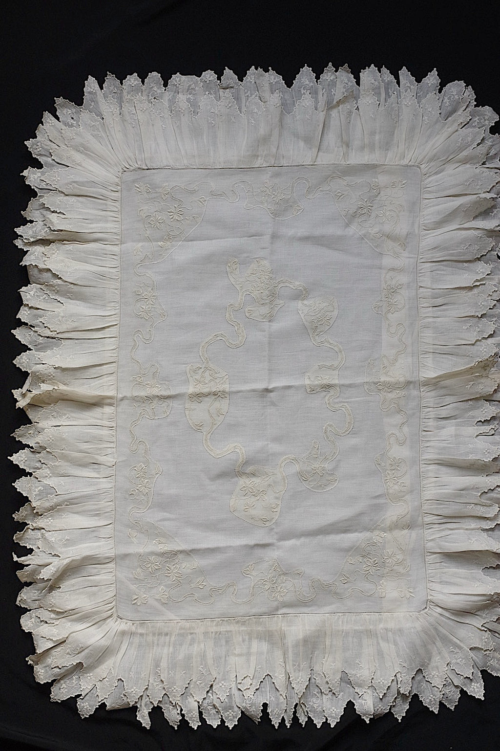 アンティークレース　linge de maison antique 枕カバー2