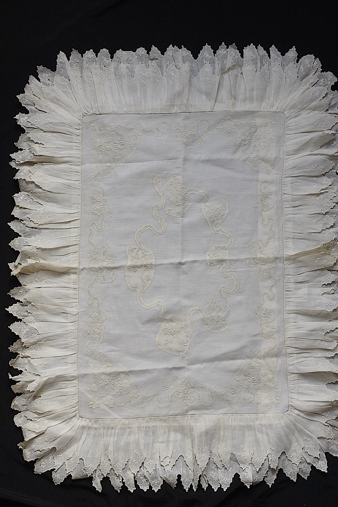 アンティークレース　linge de maison antique 枕カバー2