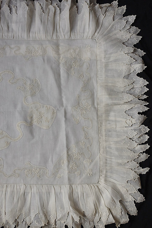 アンティークレース　linge de maison antique 枕カバー2