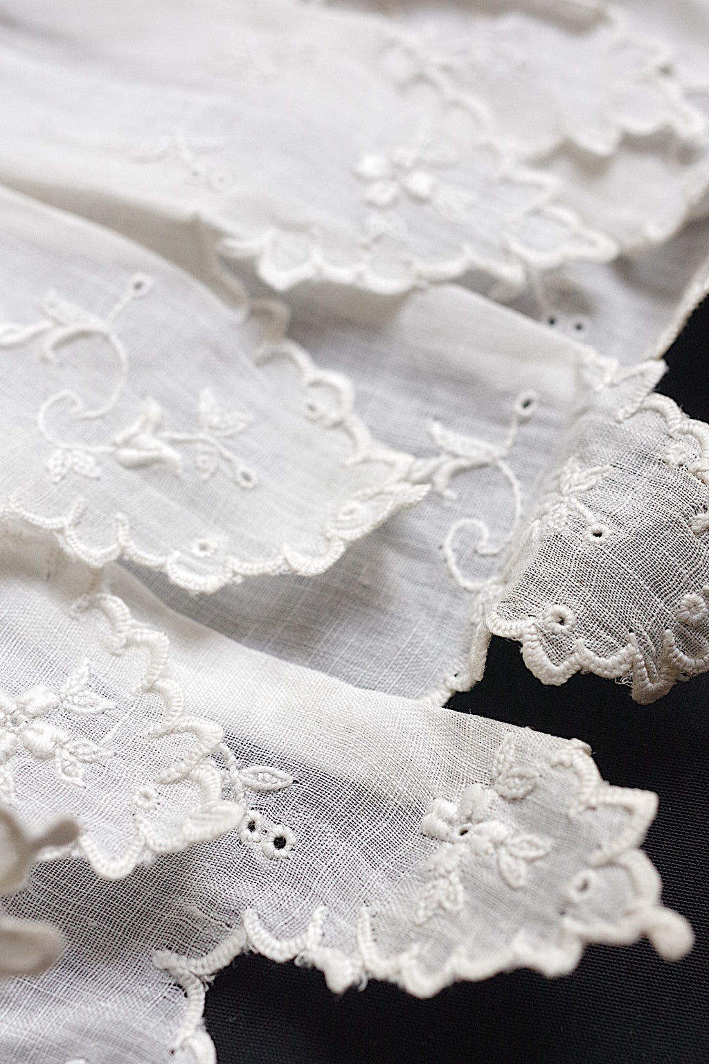 アンティークレース　linge de maison antique 枕カバー2