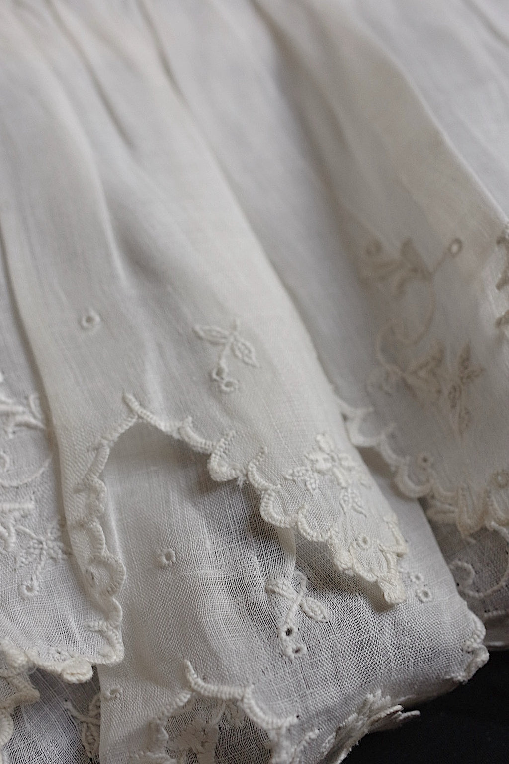 アンティークレース　linge de maison antique 枕カバー2