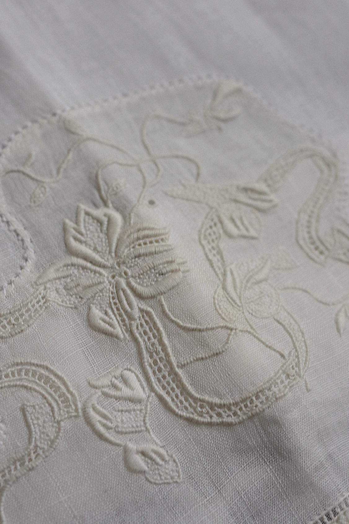 アンティークレース　linge de maison antique 枕カバー2