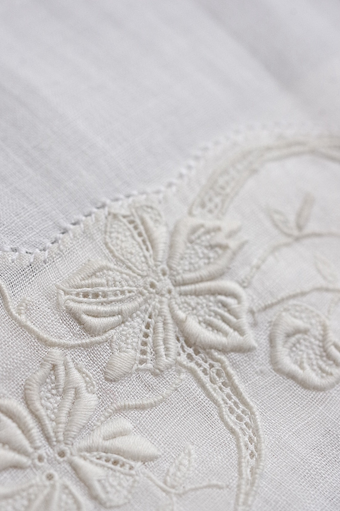 アンティークレース　linge de maison antique 枕カバー2