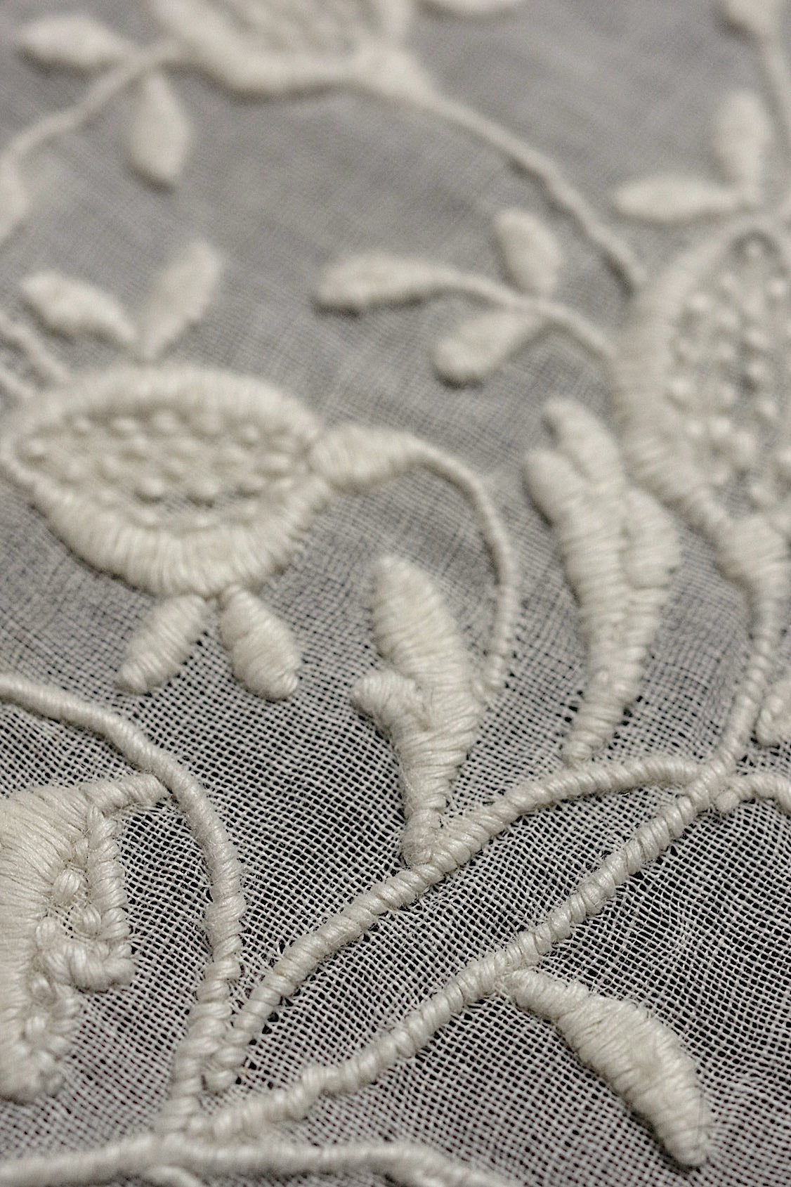 アンティークレース　dentelle ancinne　刺繍クロス