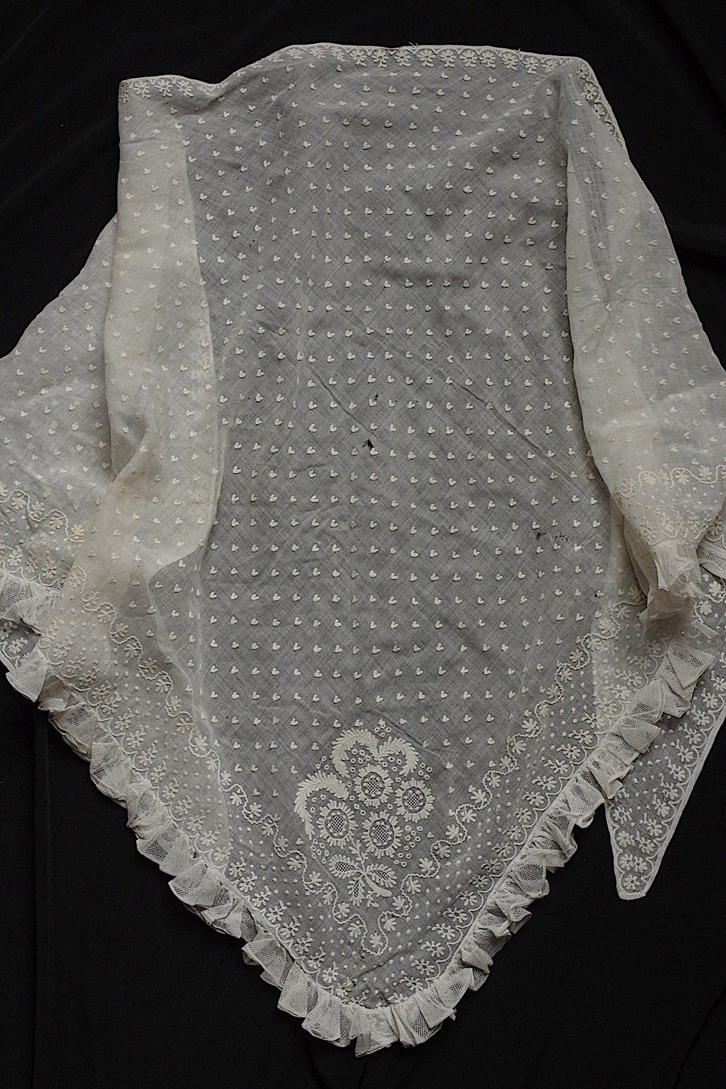 アンティークレース　dentelle ancinne　fichu