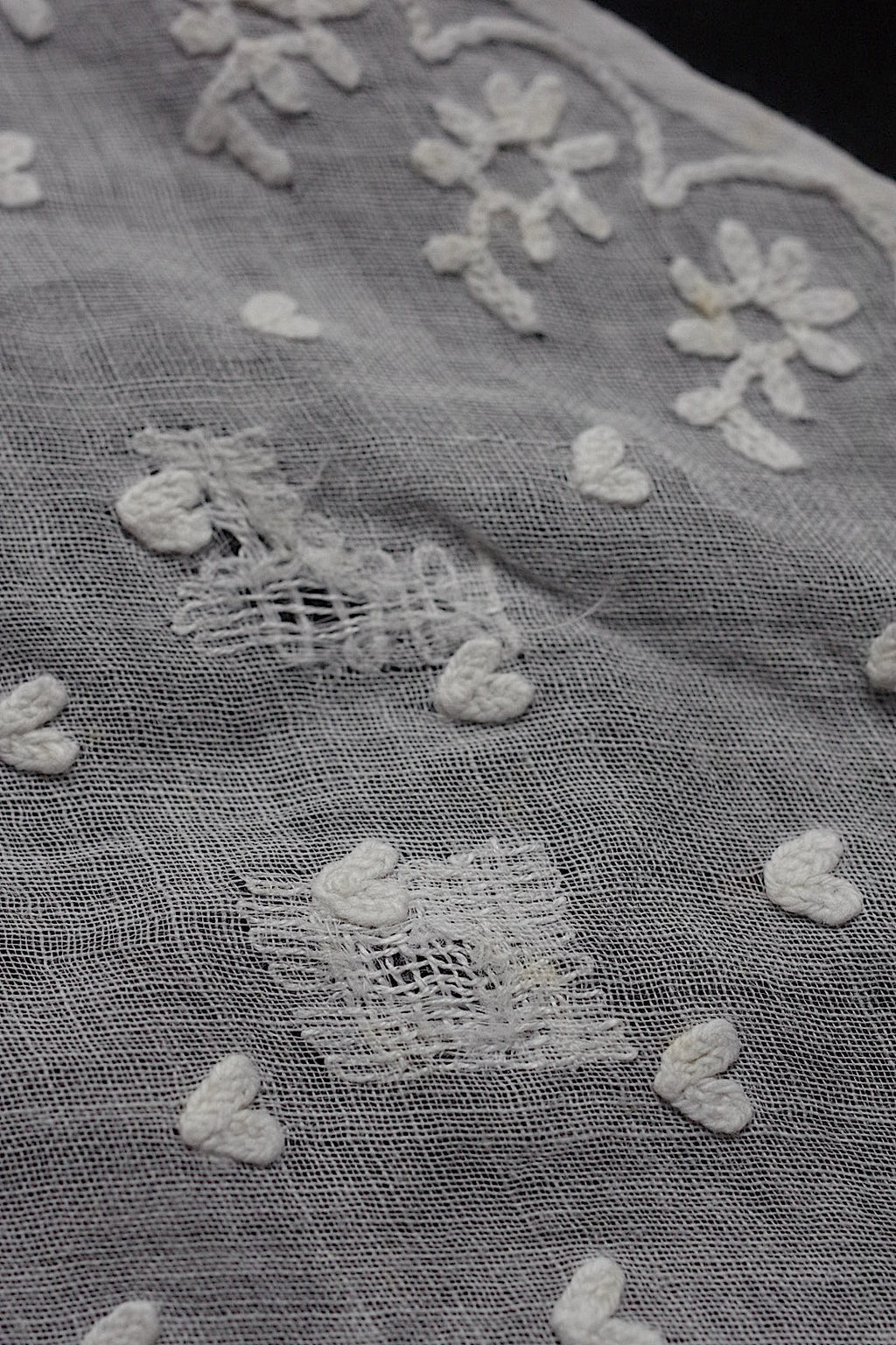 アンティークレース　dentelle ancinne　fichu