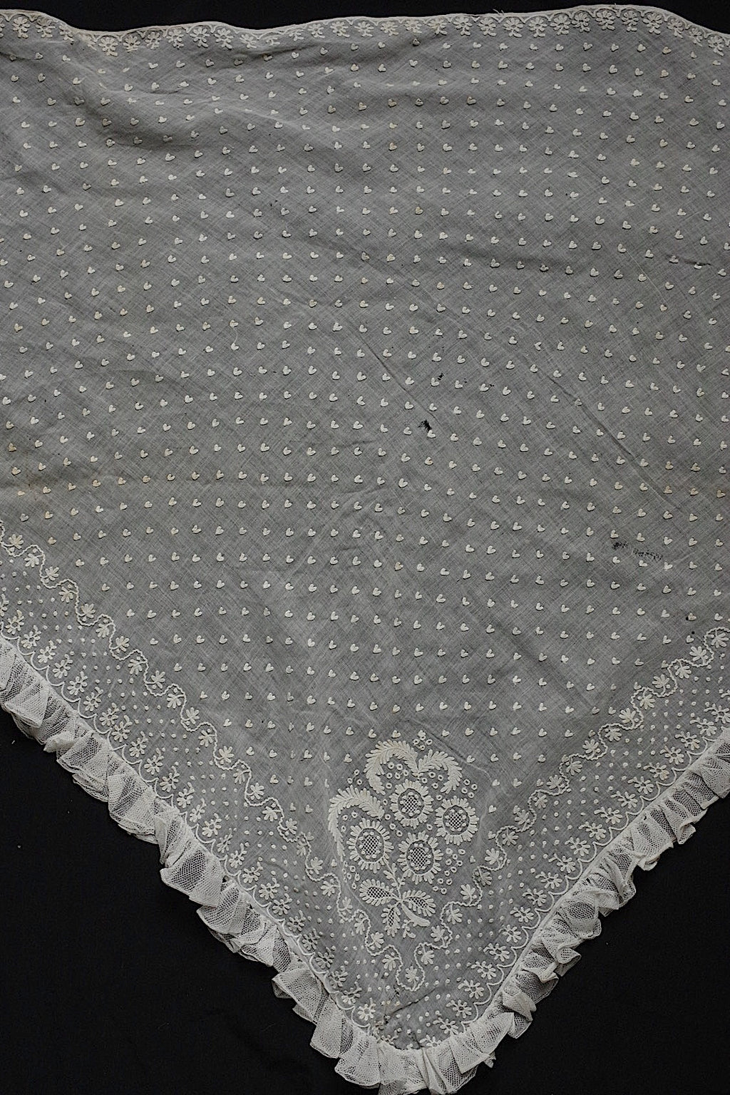 アンティークレース　dentelle ancinne　fichu