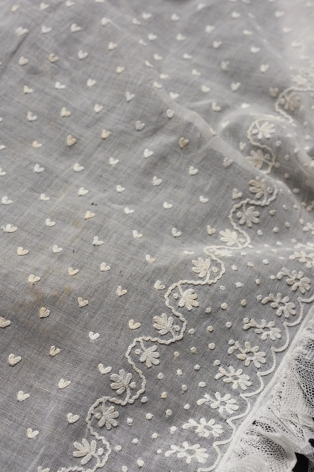 アンティークレース　dentelle ancinne　fichu