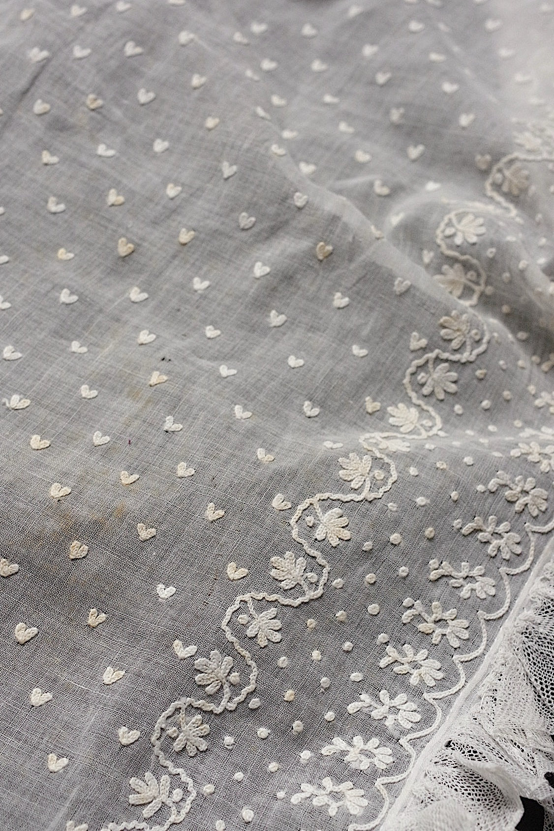 アンティークレース　dentelle ancinne　fichu